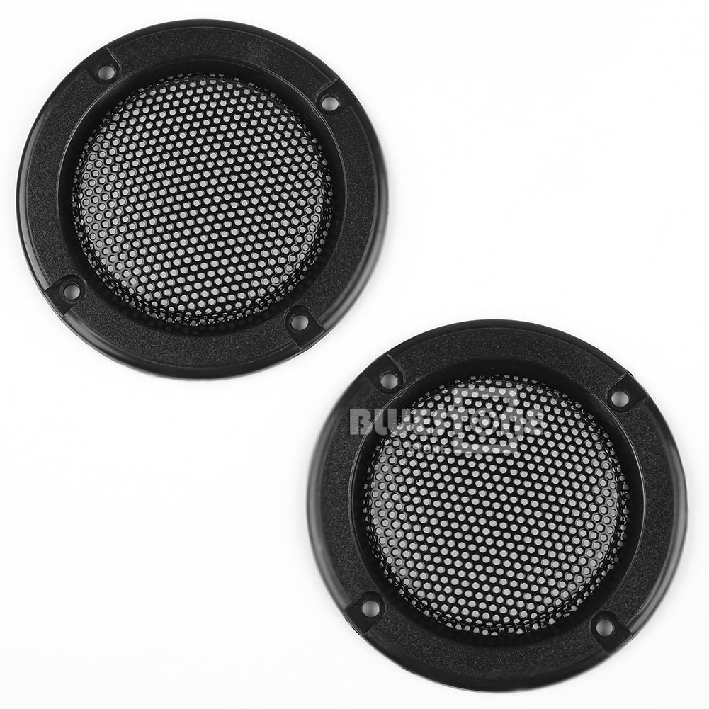 2 pcs of 2 INCH 2 " SUBWOOFER SPEAKER COVERS WAFFLE MESH GRILLS GRILLES