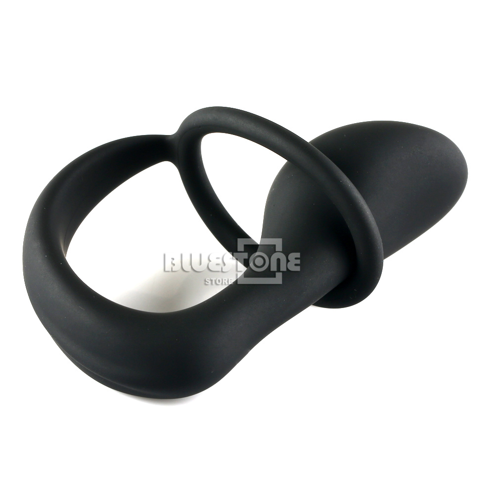 Silicone Male Prostate Stimulation Massager P Spot Strap On Ring Butt