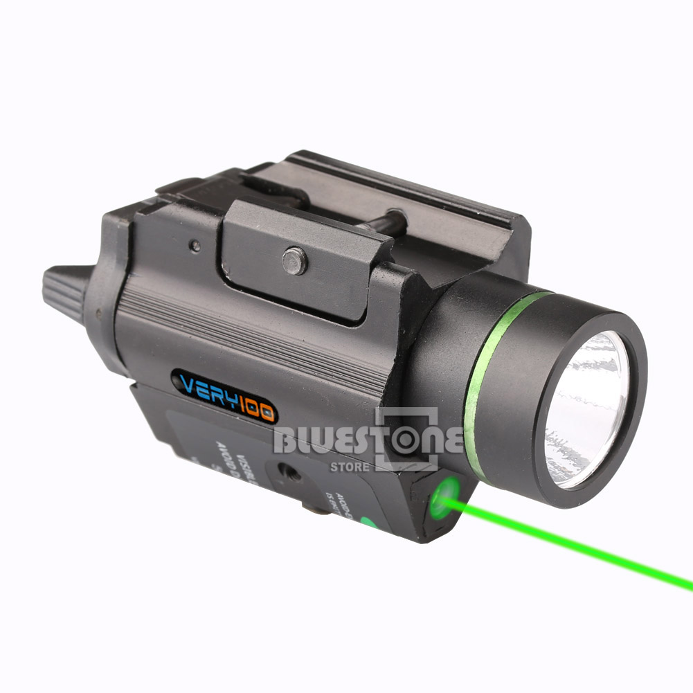 Very100 All Metal Rifle Tactical Green Laser Sight w/200 Lumen LED