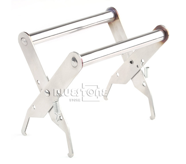 Beekeeping Bee Hive Frame Holder Lifter Clamp Grip Stainless Steel Grip Tool DB