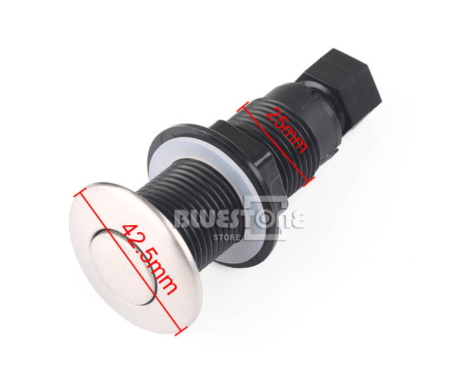 25mm Stainless Steel Air Switch Replacement Button For Geyser Garbage