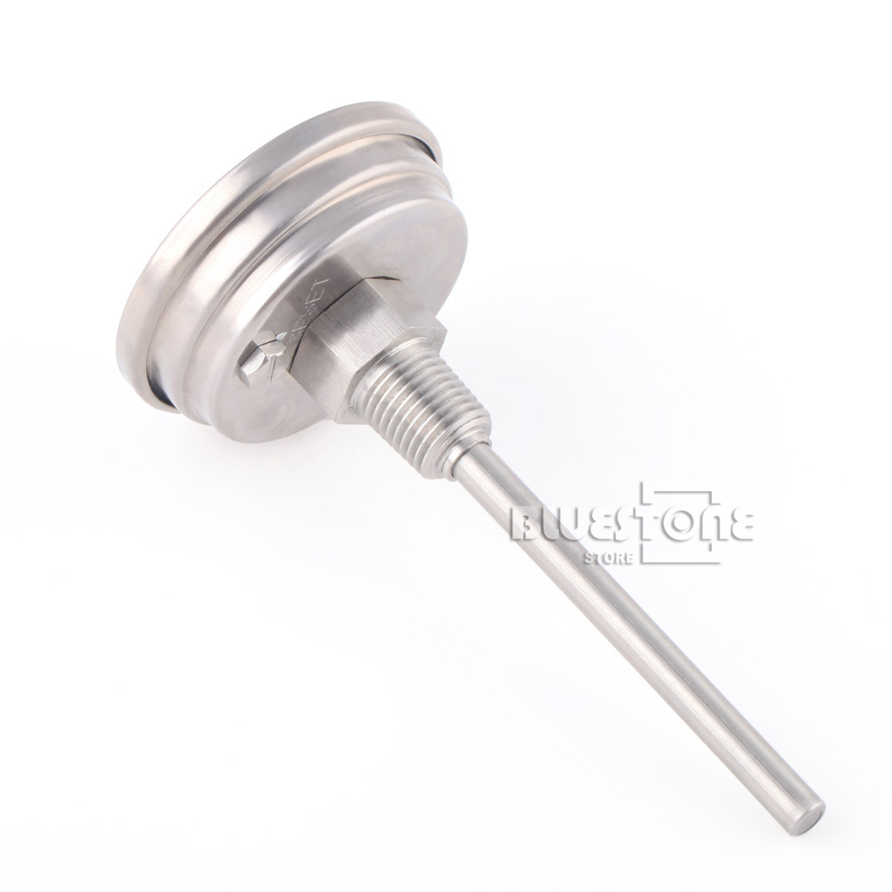 Thermometer Bimetal 400c stainless steel back brat pizza grill oven bimetal Thermometer Bimetal 400c stainless steel back brat pizza grill oven bimetal