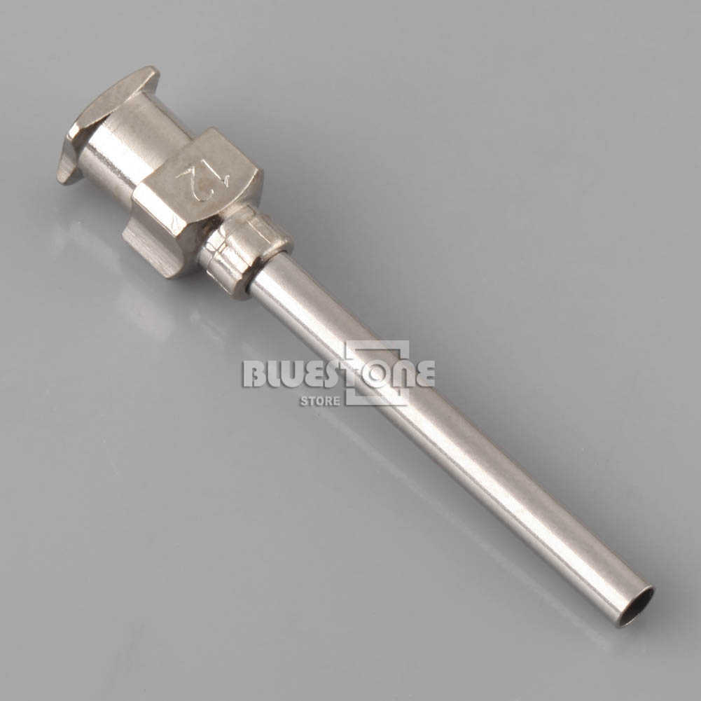New 12 X StaInless Steel Luer Lock DisPensing Needle Tip 12 Gauge eBay