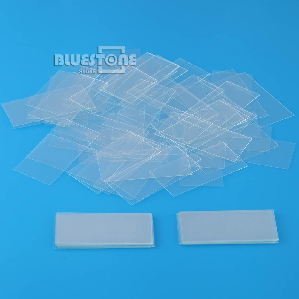 24x50mm Disposable Clear Lab Microscope Cover Glass Coverslip Slides