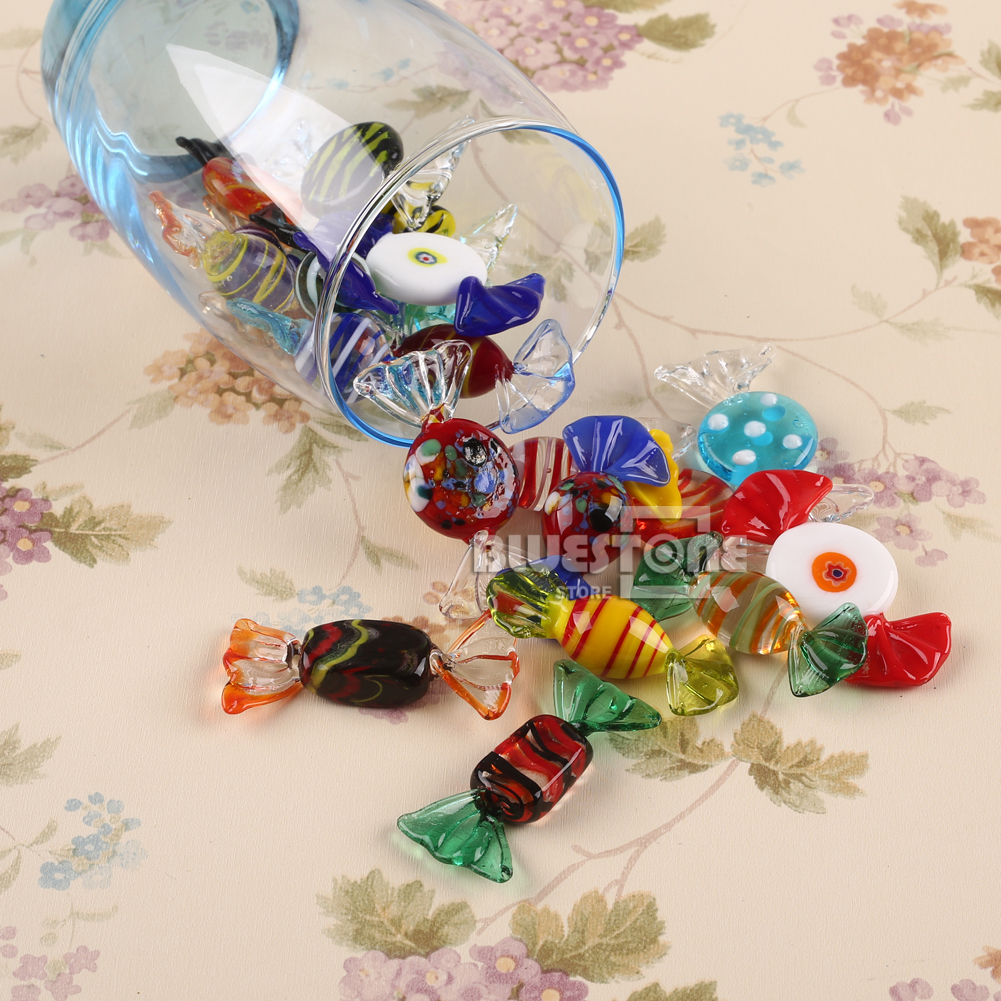 ... Vintage Colorful Glass Sweets Wedding Party Candy Christmas Decor Gift