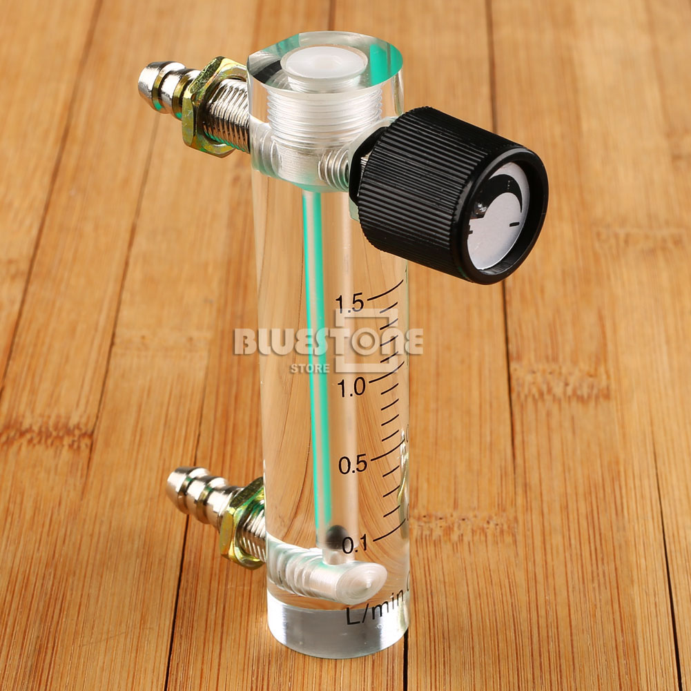 LZQ 01.5LPM 1.5L Oxygen Flow Meter Flowmeter with Control Valve for