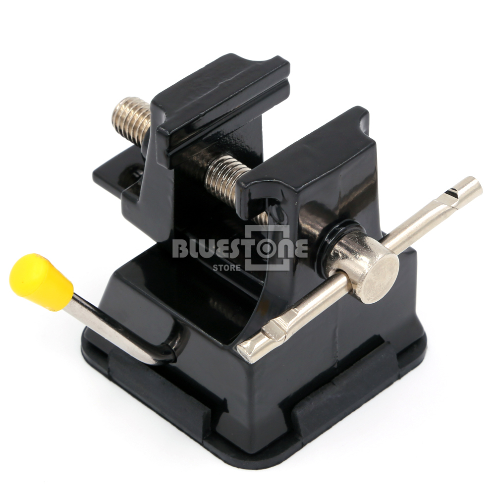Mini Table Top Bench Vice Vise Press Clamp Rubber Suction Base Carving
