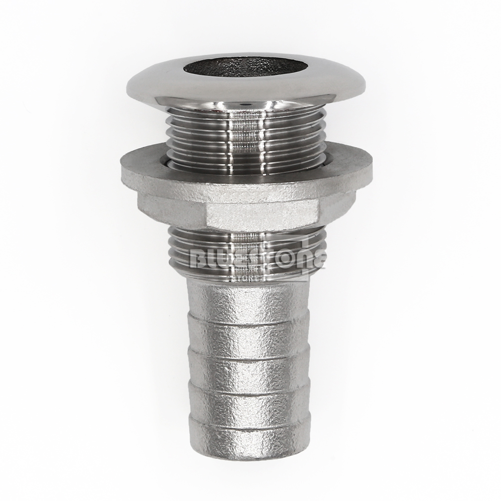 Stainless steel polished marine boat quot thru hull