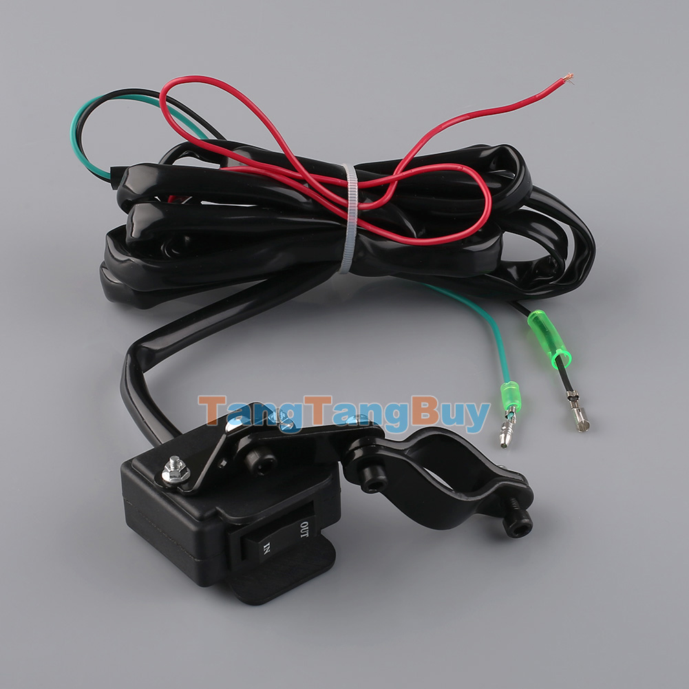 2.4M Winch Rocker Switch Handlebar Control Line Warn Accessories For