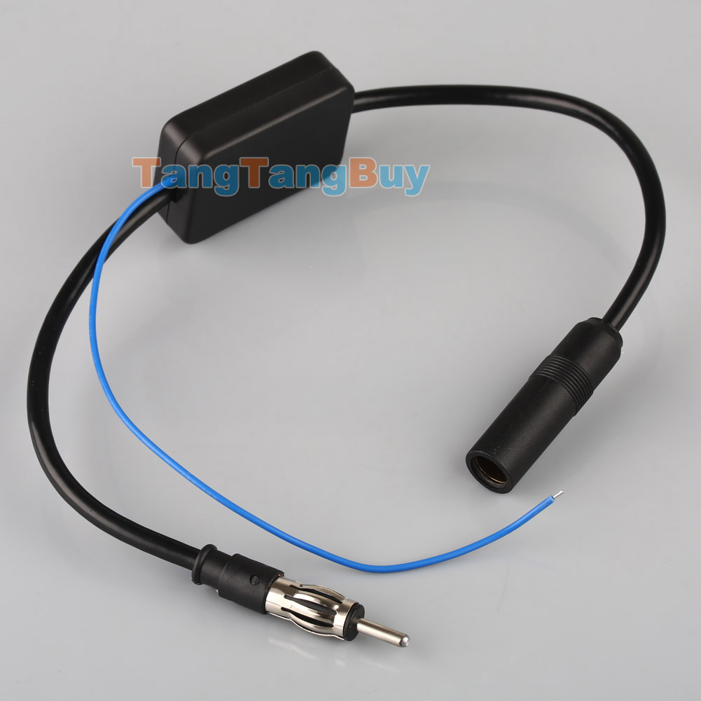 Car Antenna Radio AM FM Signal Reception Amplifier Amp Booster 12V