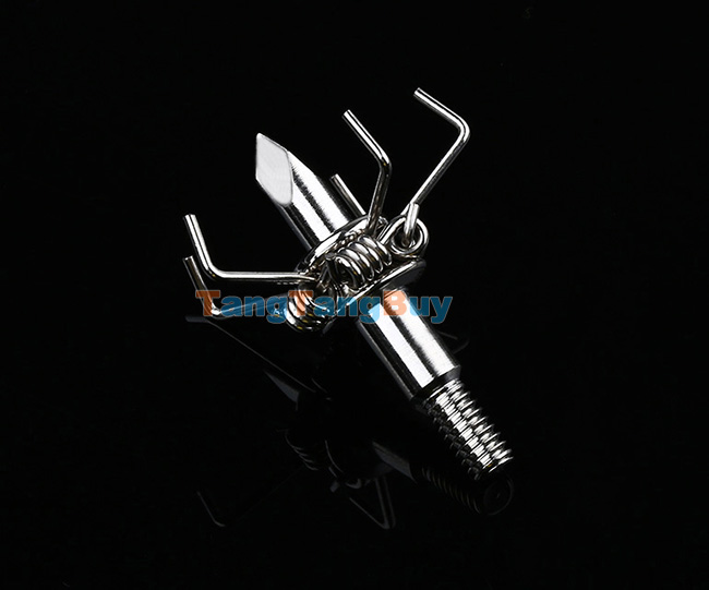 6PK Archery 100 grain Broadhead Hunting Small Animal Game Judo Arrow