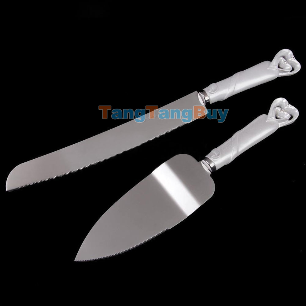 Wedding Cake Knife & Server Set Anniversary Party Gift ...