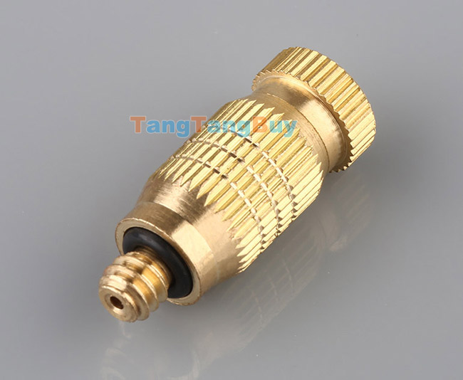 Pcs threaded brass fog mist nozzle misting fogging spray