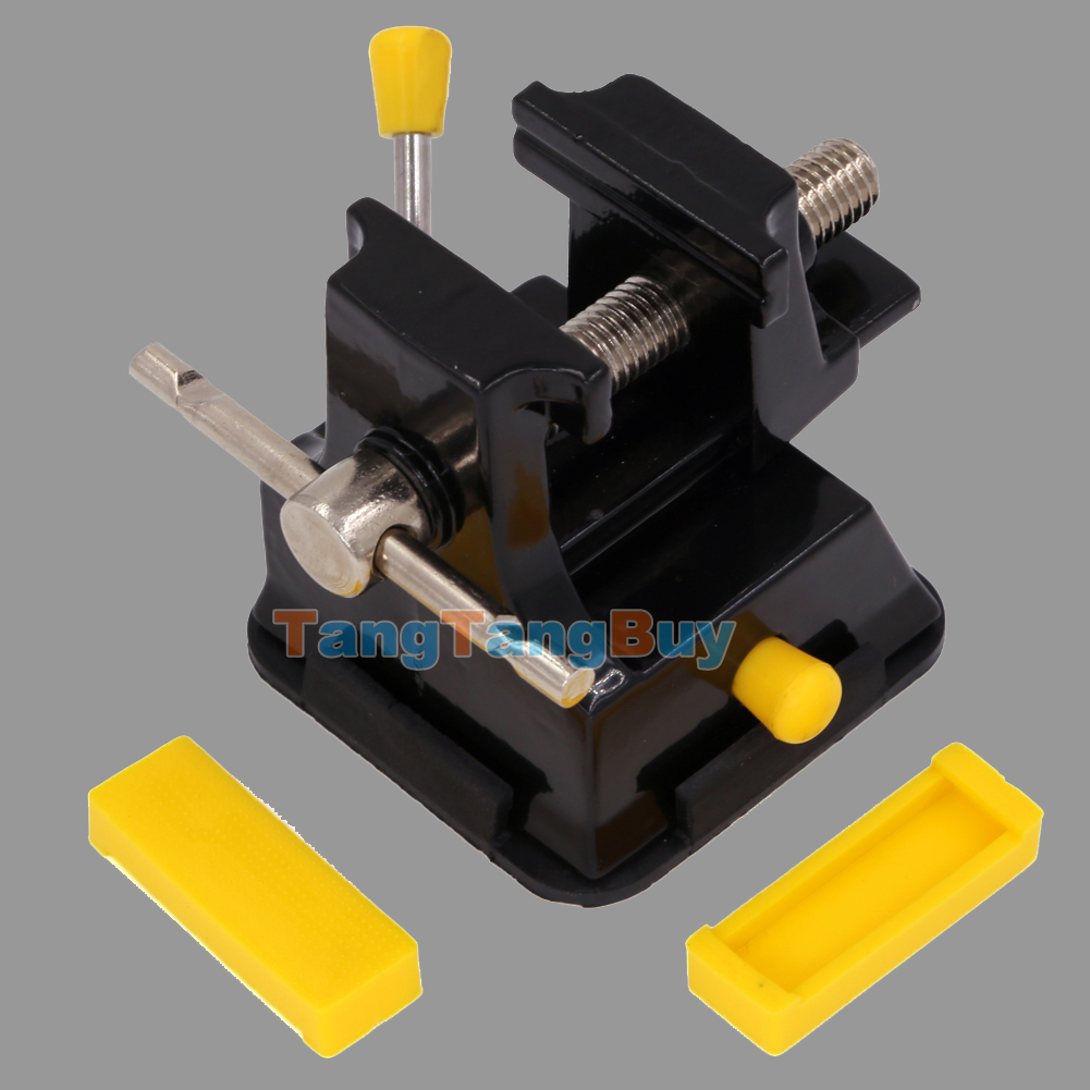 Mini Table Top Bench Vice Vise Press Clamp Rubber Suction Base Carving